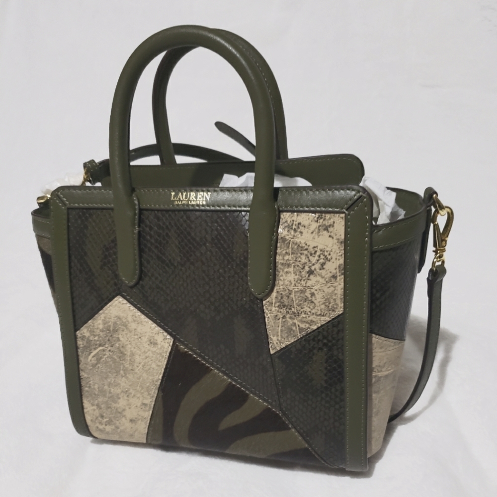 Lauren Ralph lauren Patchwork Handbag‎